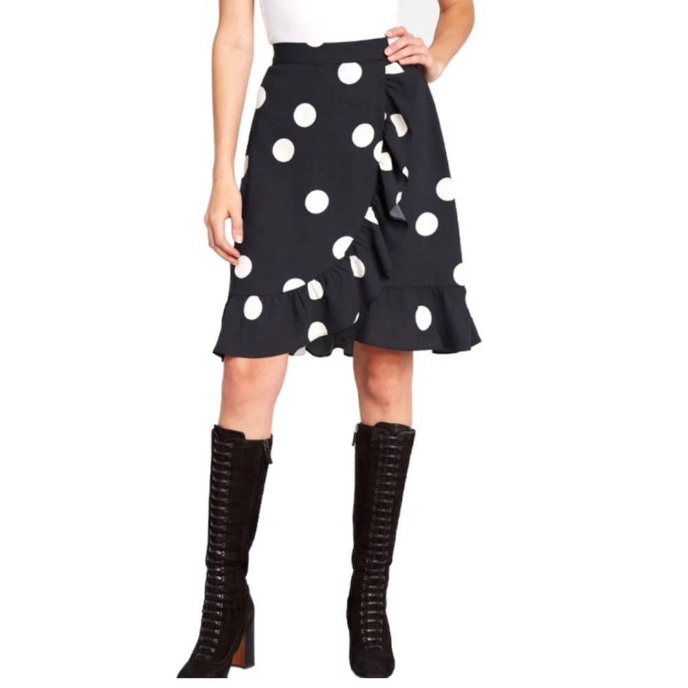 ModCloth Polkadot Skirt (Size 10)